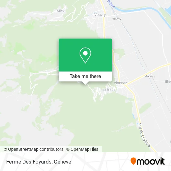 Ferme Des Foyards map