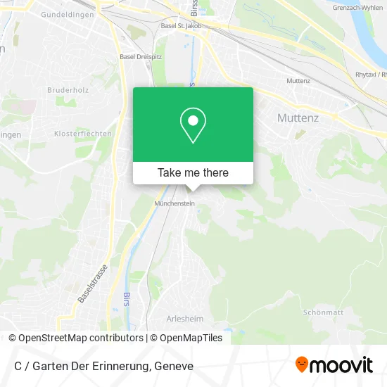 C / Garten Der Erinnerung map