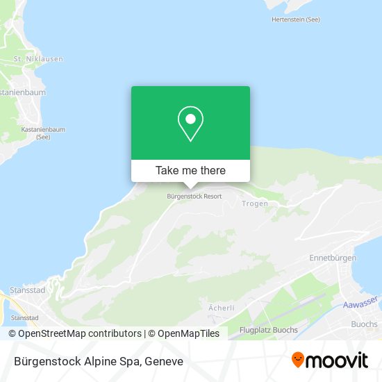 Bürgenstock Alpine Spa map