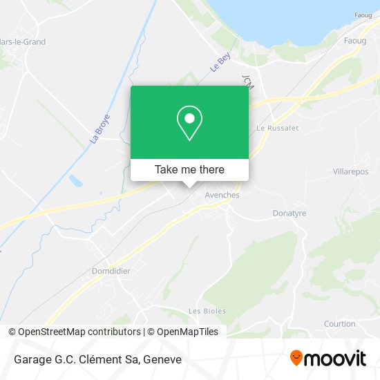 Garage G.C. Clément Sa map