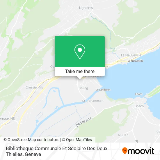 Bibliothèque Communale Et Scolaire Des Deux Thielles map