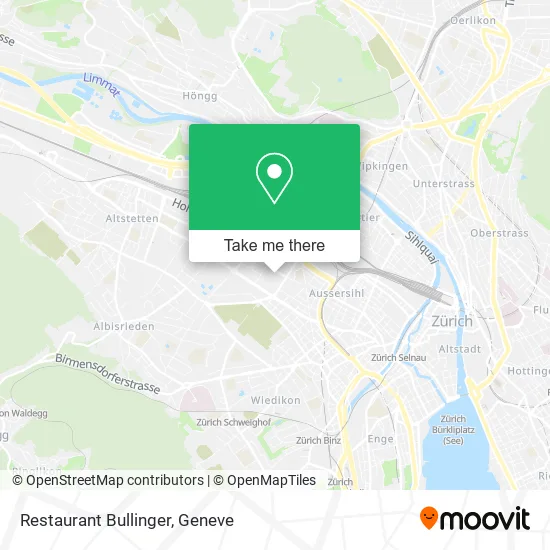 Restaurant Bullinger map