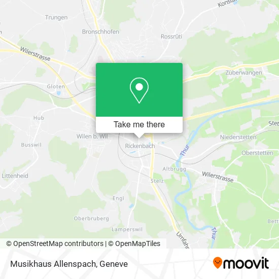 Musikhaus Allenspach map
