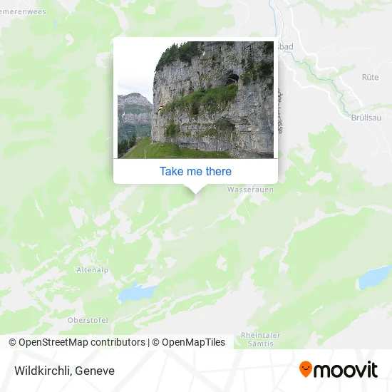 Wildkirchli map