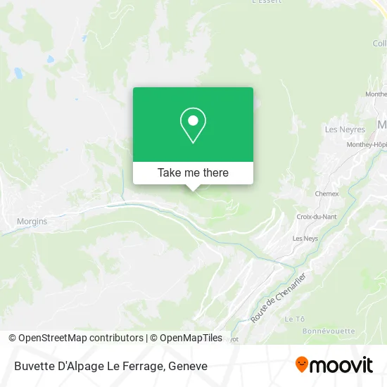 Buvette D'Alpage Le Ferrage plan