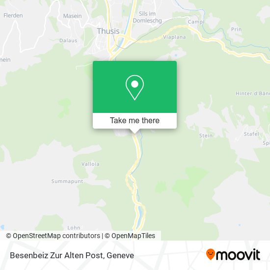 Besenbeiz Zur Alten Post map
