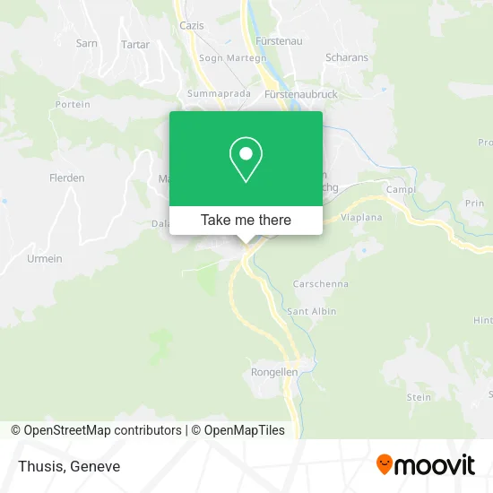 Thusis map