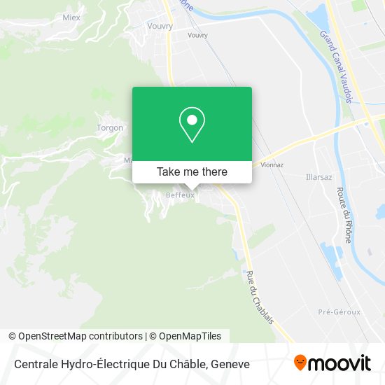 Centrale Hydro-Électrique Du Châble map