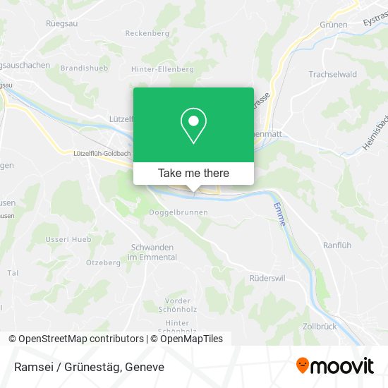 Ramsei / Grünestäg map