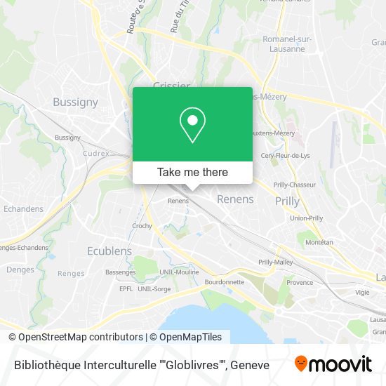 Bibliothèque Interculturelle ""Globlivres"" map