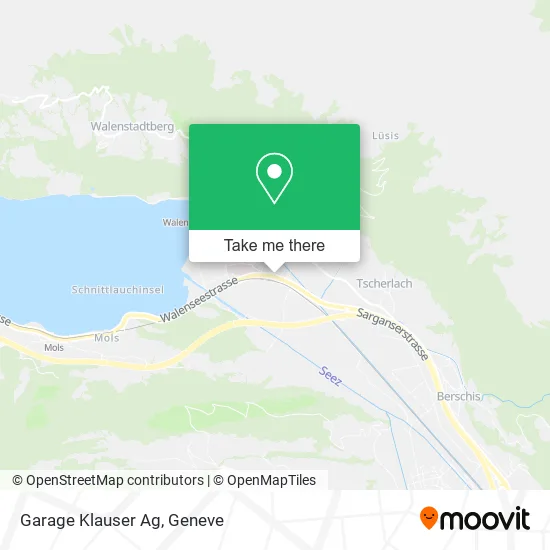 Garage Klauser Ag map