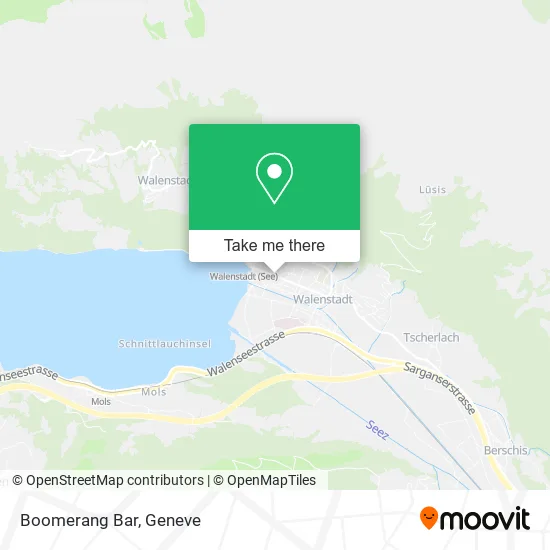 Boomerang Bar map