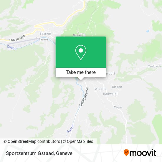 Sportzentrum Gstaad plan