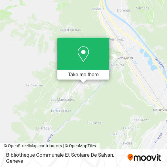 Bibliothèque Communale Et Scolaire De Salvan map