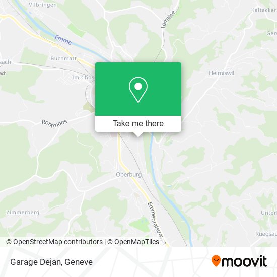 Garage Dejan map