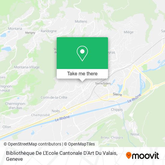 Bibliothèque De L'Ecole Cantonale D'Art Du Valais map