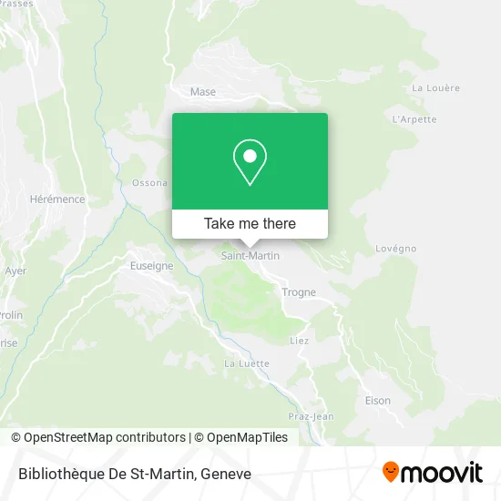 Bibliothèque De St-Martin map