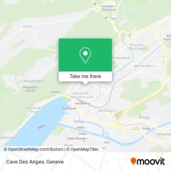 Cave Des Anges map