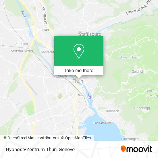 Hypnose-Zentrum Thun map