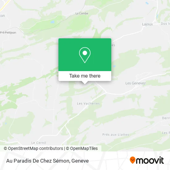 Au Paradis De Chez Sémon map