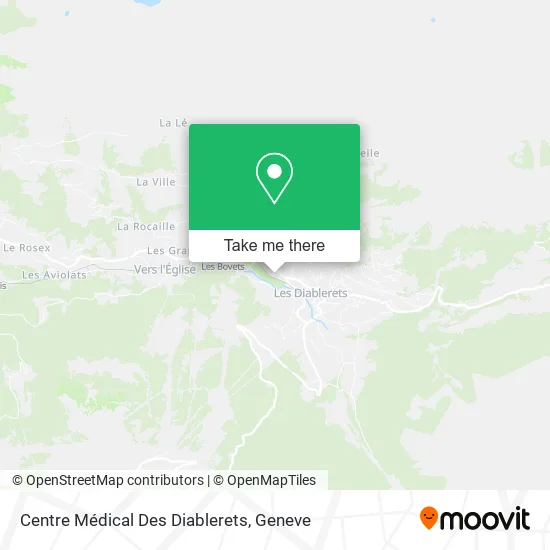 Centre Médical Des Diablerets map