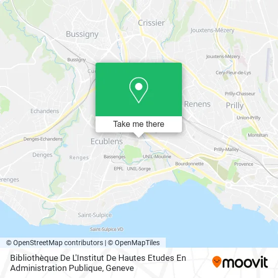 Bibliothèque De L'Institut De Hautes Etudes En Administration Publique map