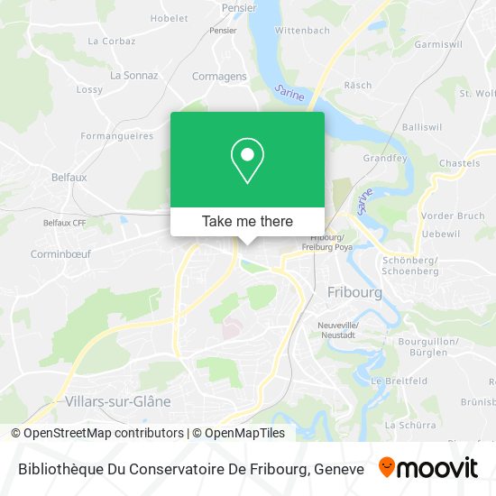 Bibliothèque Du Conservatoire De Fribourg map
