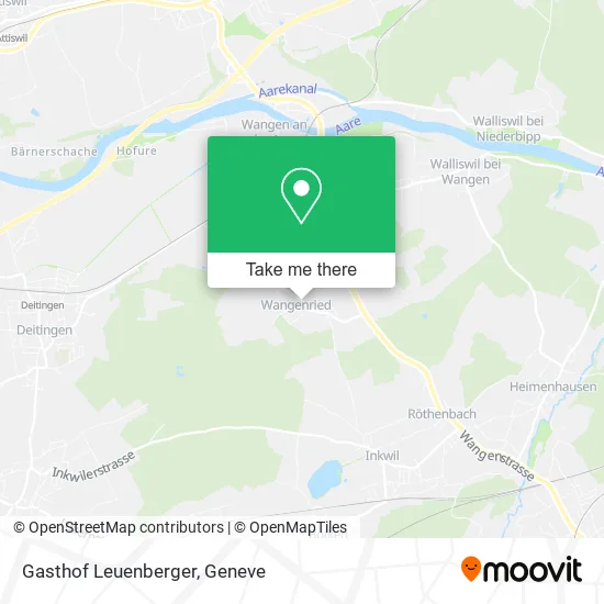 Gasthof Leuenberger map