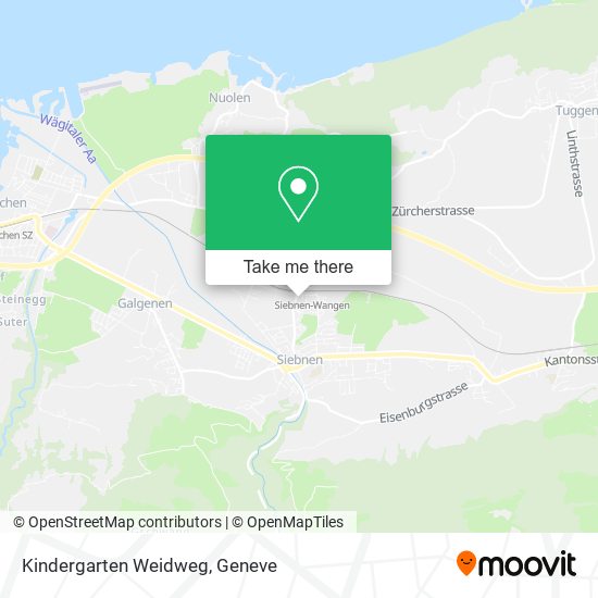 Kindergarten Weidweg map