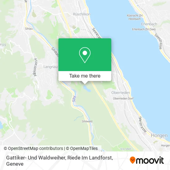 Gattiker- Und Waldweiher, Riede Im Landforst map