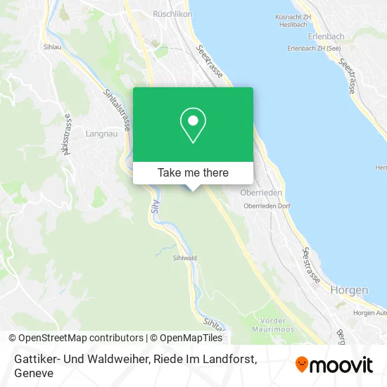 Gattiker- Und Waldweiher, Riede Im Landforst map