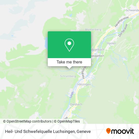 Heil- Und Schwefelquelle Luchsingen map