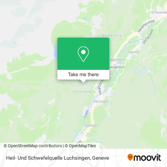 Heil- Und Schwefelquelle Luchsingen map