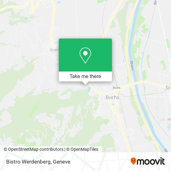 Bistro Werdenberg map