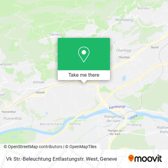 Vk Str.-Beleuchtung Entlastungstr. West map