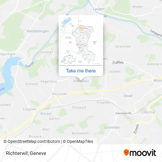 Richterwil map