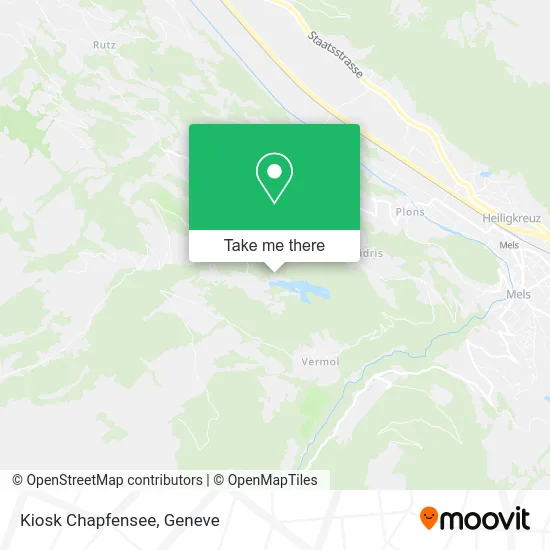 Kiosk Chapfensee map