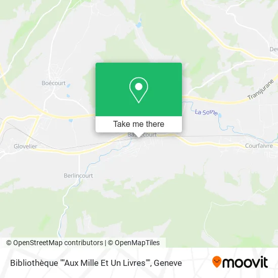 Bibliothèque ""Aux Mille Et Un Livres"" map
