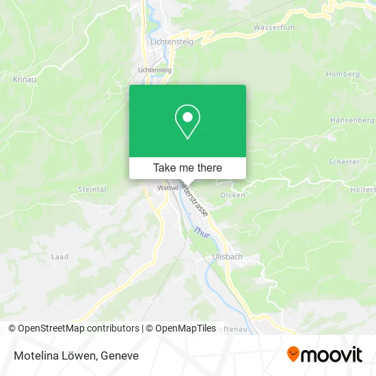 Motelina Löwen map
