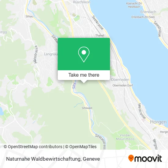 Naturnahe Waldbewirtschaftung map