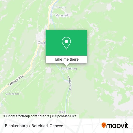 Blankenburg / Betelried map