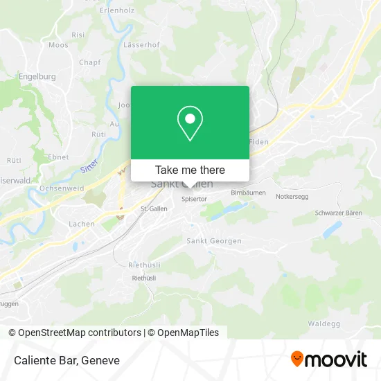 Caliente Bar map