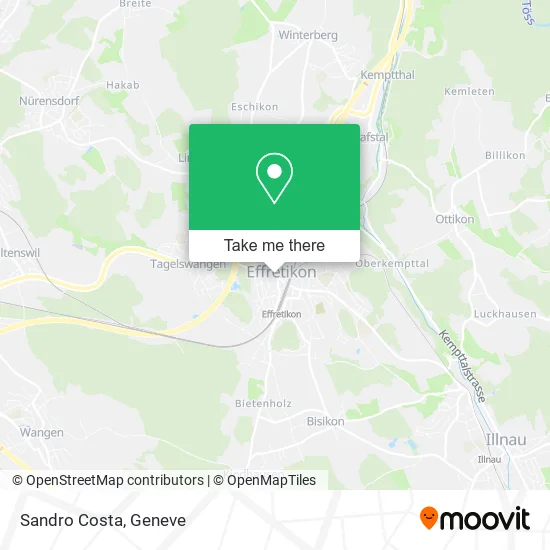Sandro Costa map