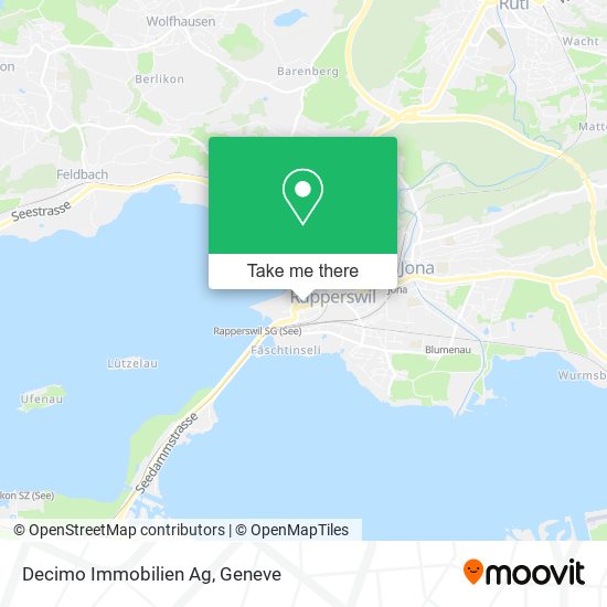 Decimo Immobilien Ag map