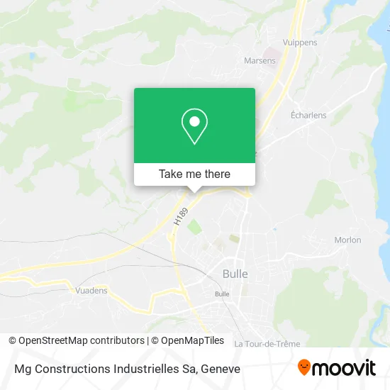 Mg Constructions Industrielles Sa map