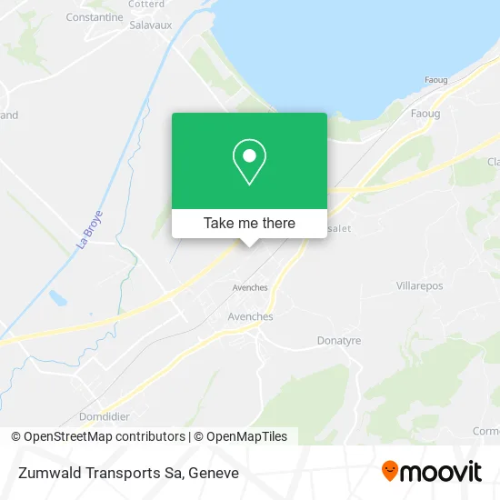 Zumwald Transports Sa map