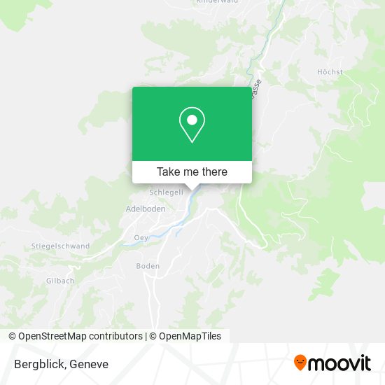 Bergblick map