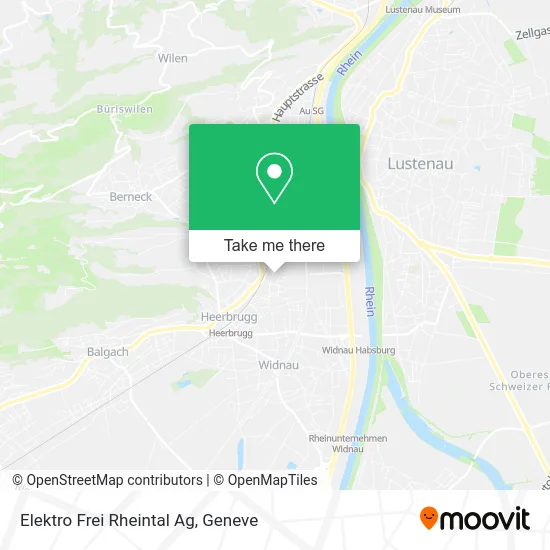 Elektro Frei Rheintal Ag map