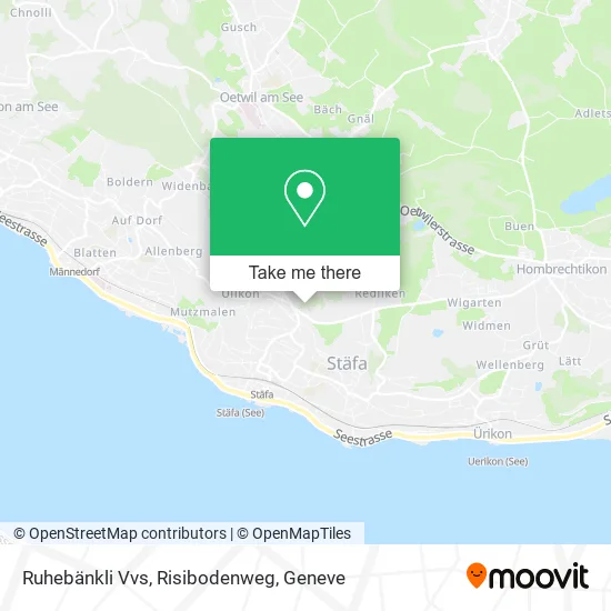 Ruhebänkli Vvs, Risibodenweg map