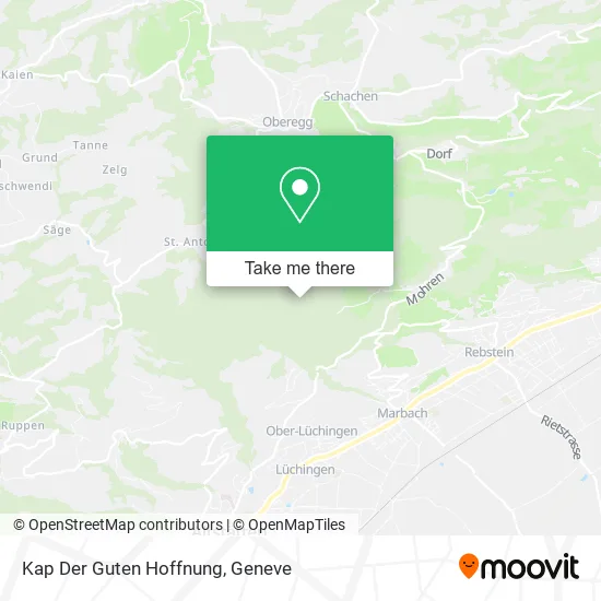 Kap Der Guten Hoffnung map